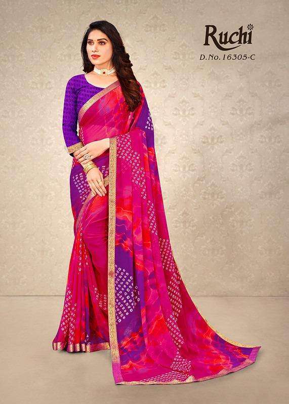 ruchi simayaa series 16305 chiffon saree