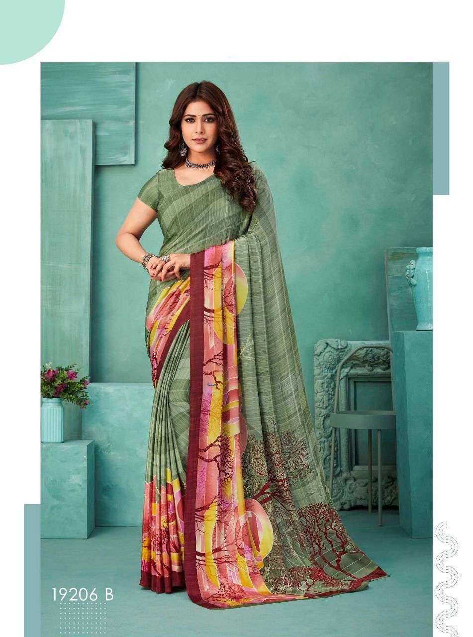 ruchi vivanta silk vol 14 series 19201-19206 crape silk saree