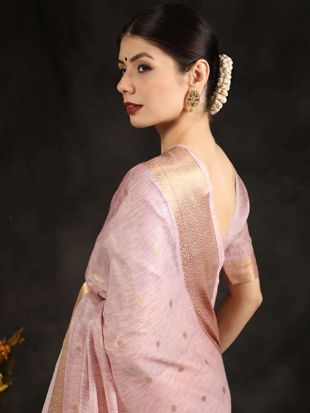 rutrang designer maheshwari silk weaving saree 
