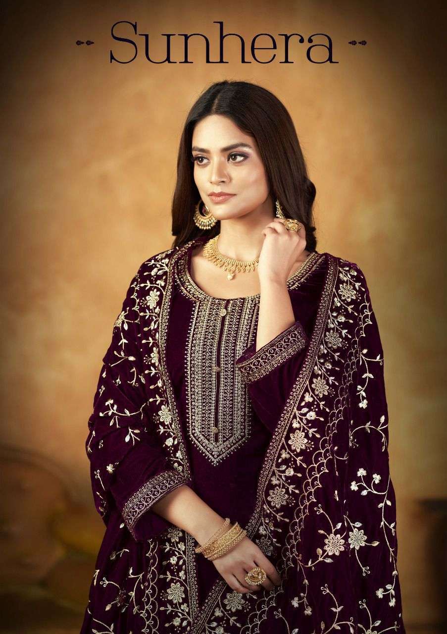 sargam sunhera series 803 premium 9000 velvet suit 