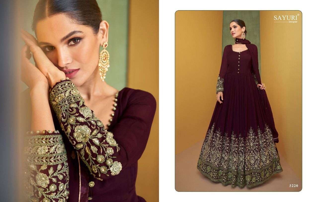 sayuri alizeh designer real georgette suit 