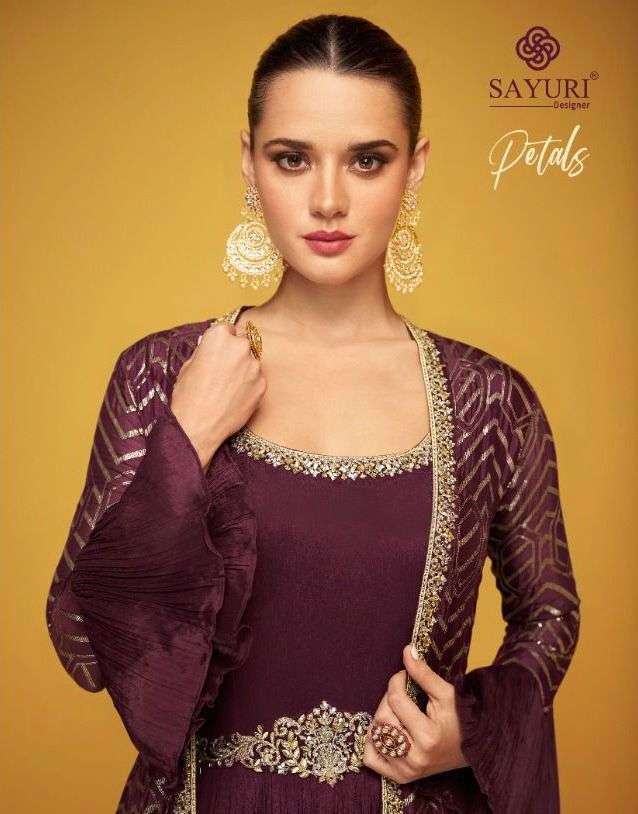 sayuri petals series 5211-5213 real georgette suit 