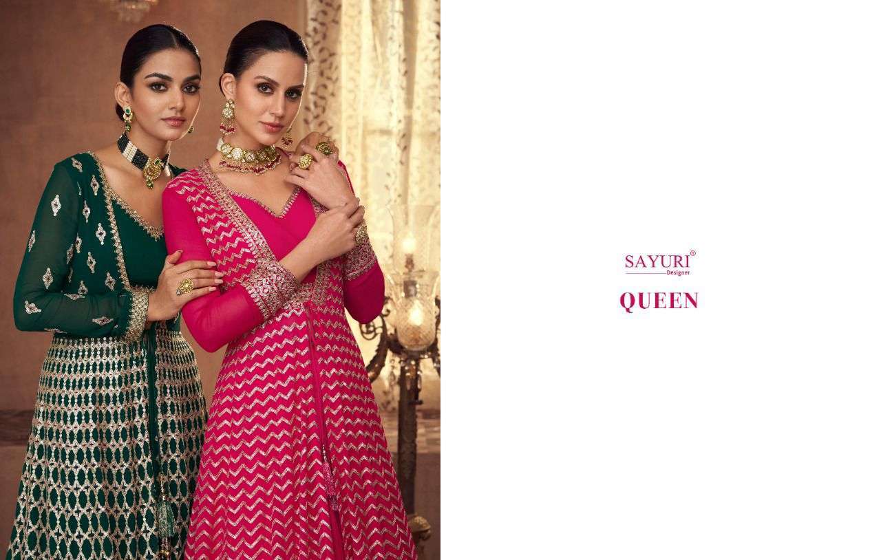 sayuri queen series 5221-5223 georgette suit 