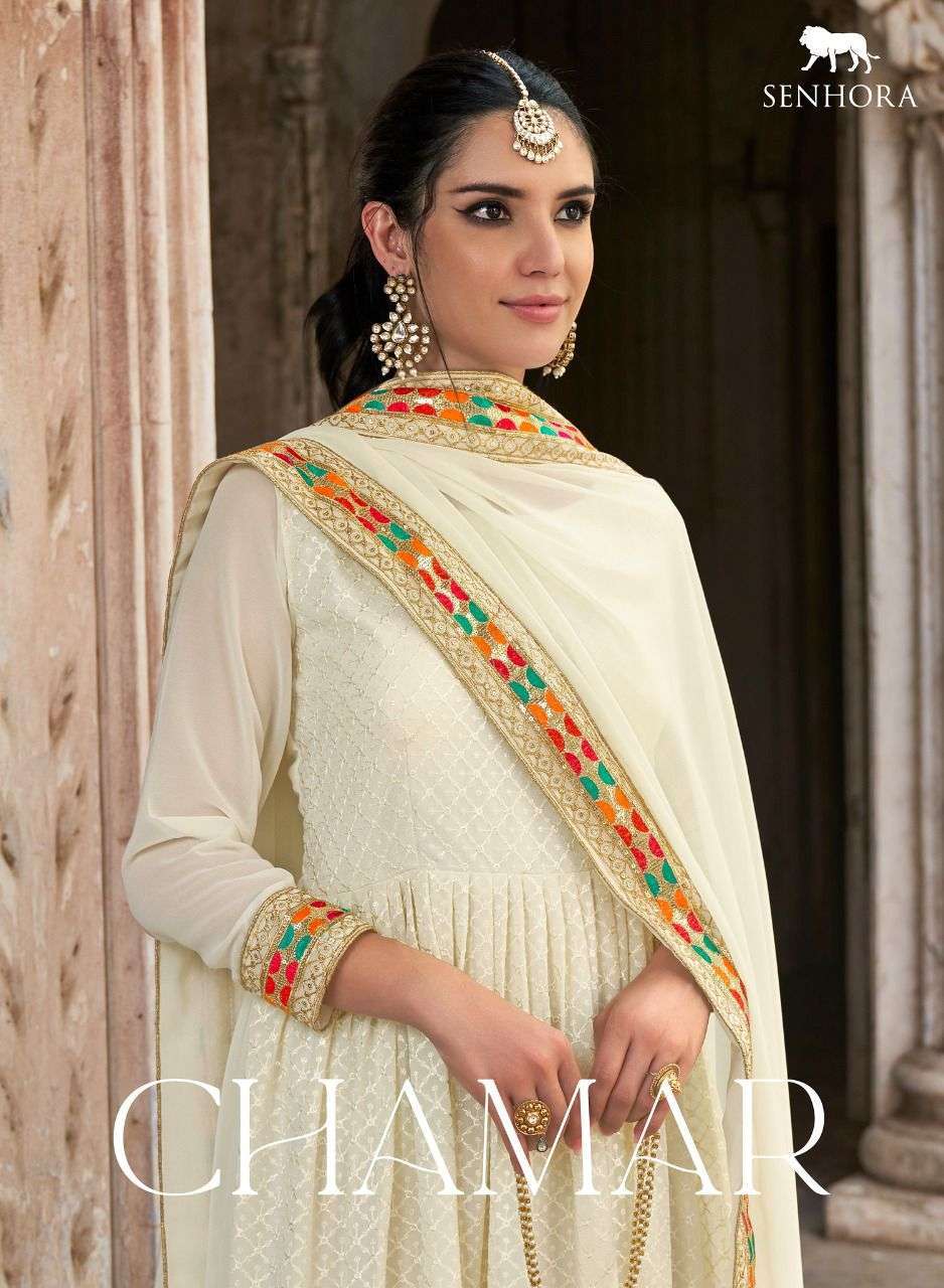 senhora chamar vol 41 series 2057 real georgette suit 