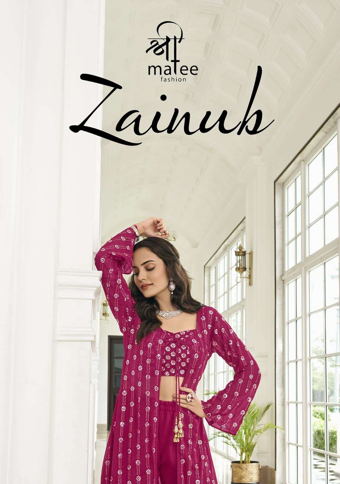 shreematee fashion zainab series 133-135 faux georgette kurti