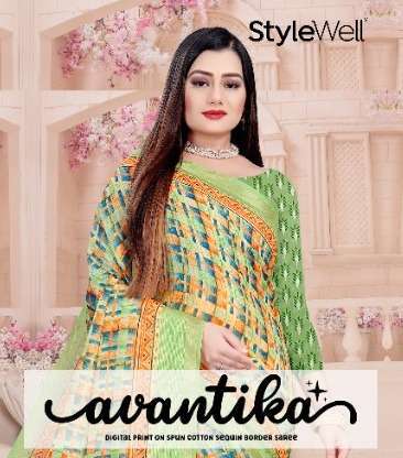 stylewell avantika series 2101-2107 cotton saree