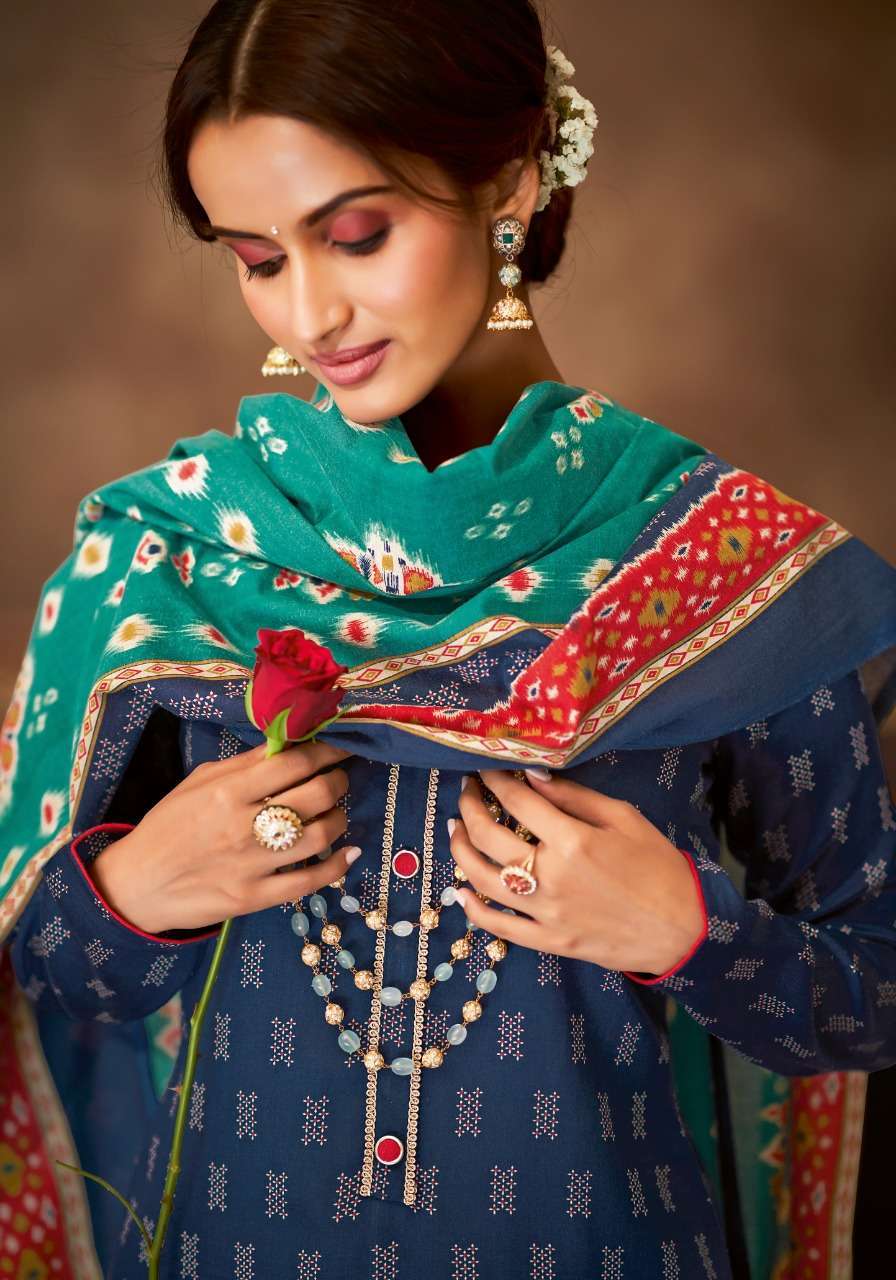 suryajyoti niharika vol 1 series 1001-1006 cotton suit 