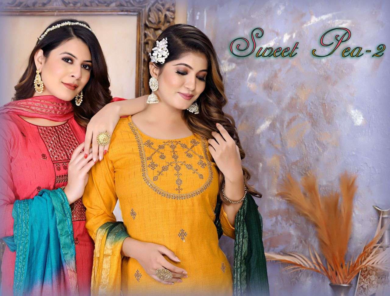 sweet pear vol 2 series 1001-1008 Heavy Rayon readymade suit 