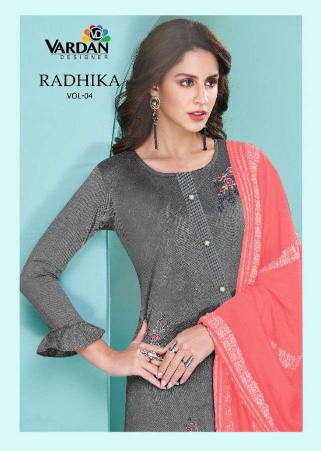 vardan radhika vol 4 series 19034-19035 Massert cotton readymade suit