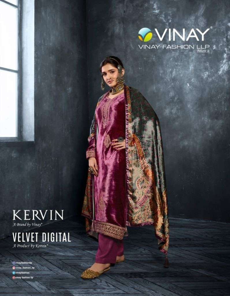 vinay kervin velvet digital series 62251-62256 velvet suit 