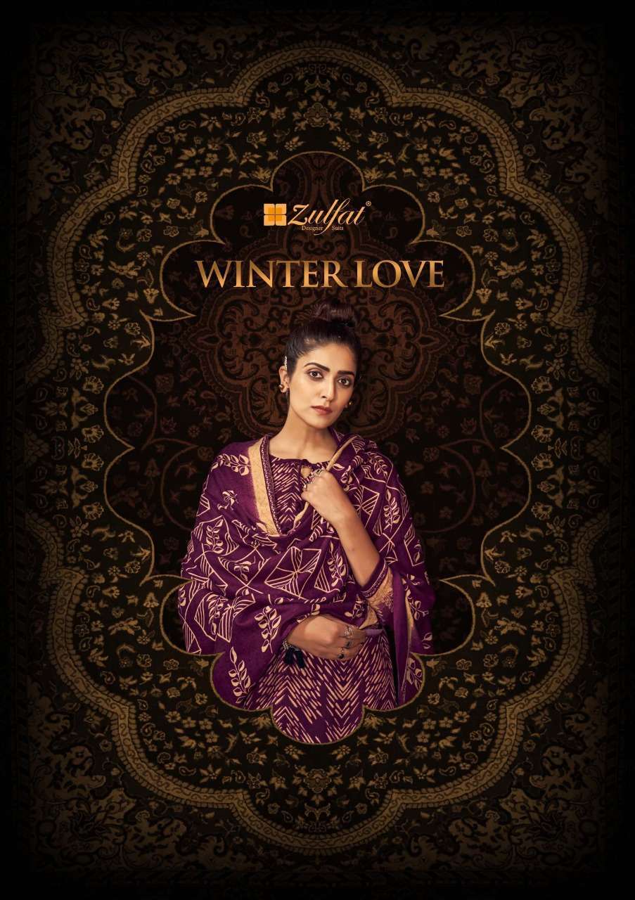 zulfat winter love series 359001-359010 pure pashmina suit 