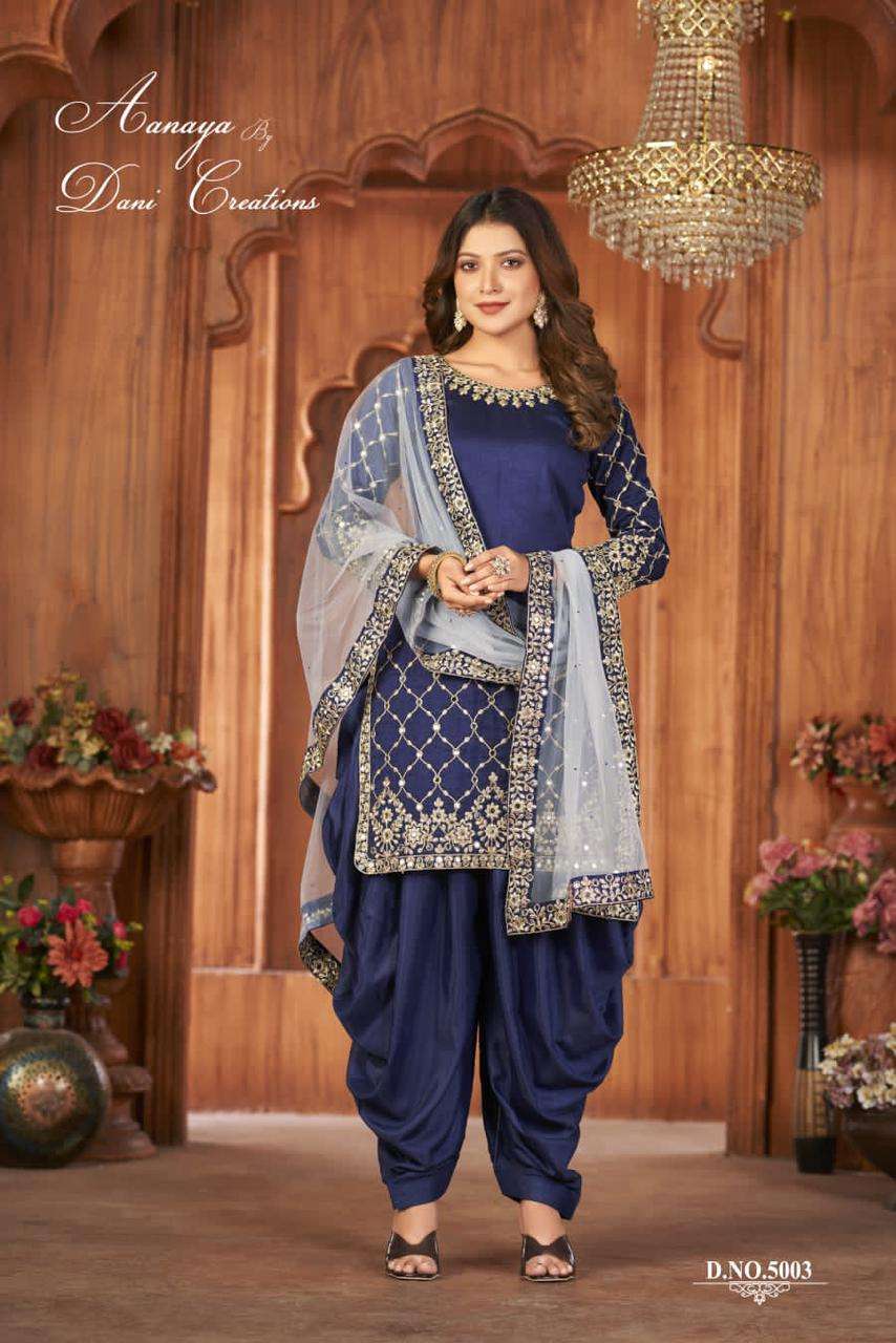 aanaya vol 150 designer art silk suit 