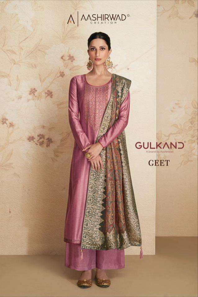 aashirwad gulkand geet series 9465-9470 premium silk suit 