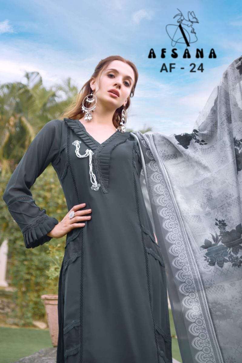 afsana AF-24 pure georgette suit 