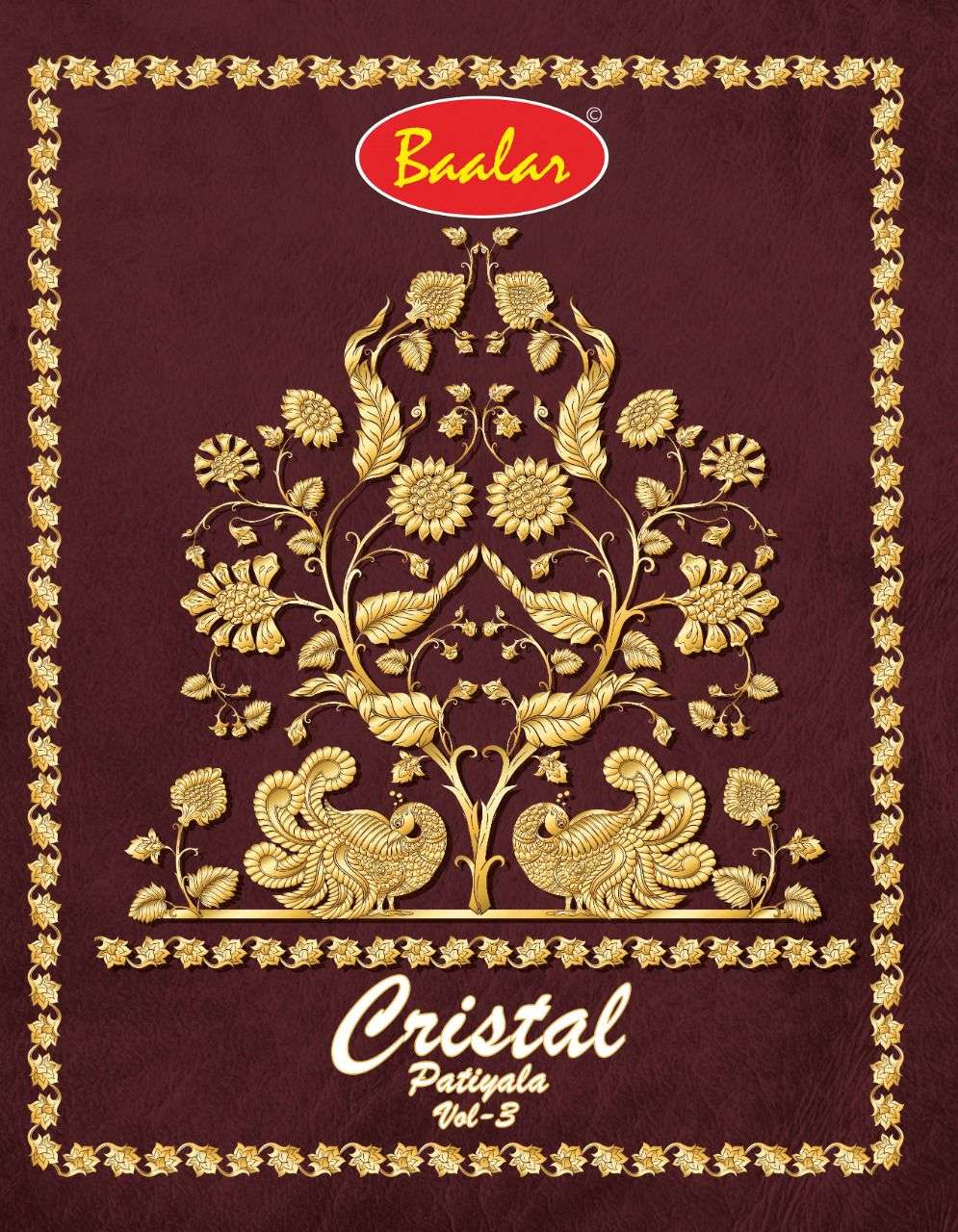 Baalar Cristal Patiyala Vol-3 series 1503-1517 pure cotton suit 