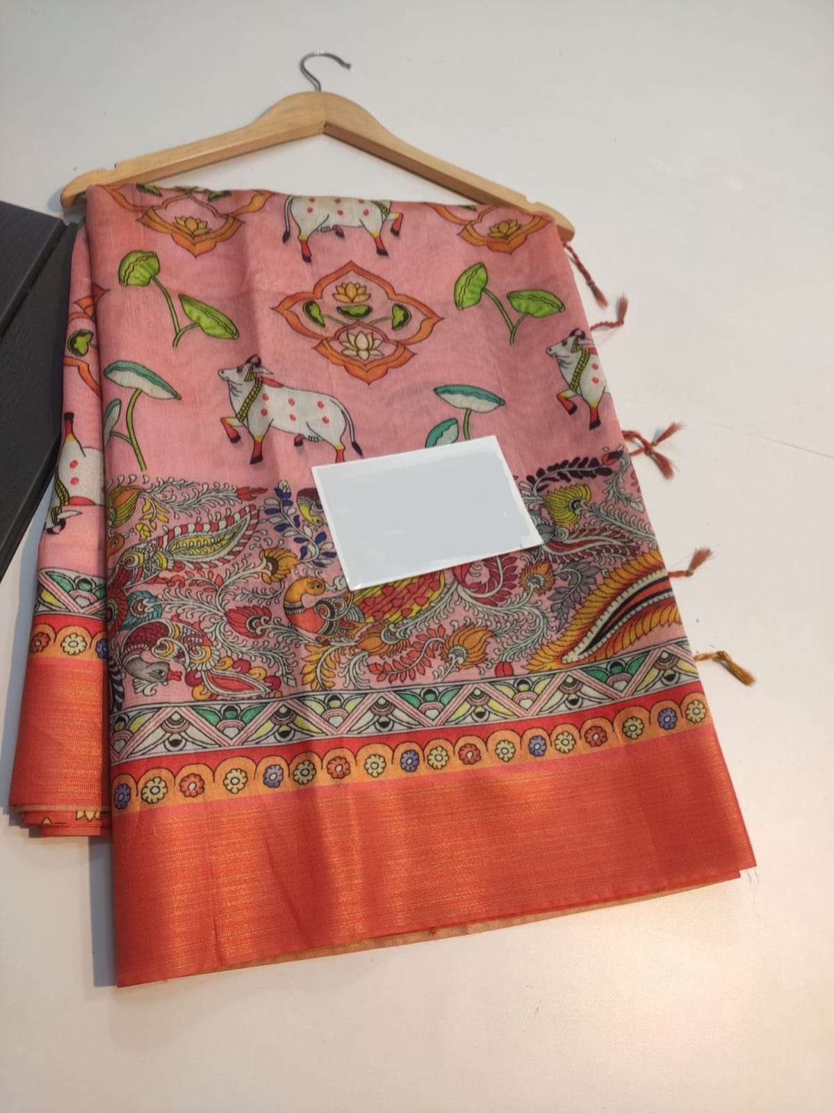 bt-10 Soft Tussar Silk Saree with Zari border