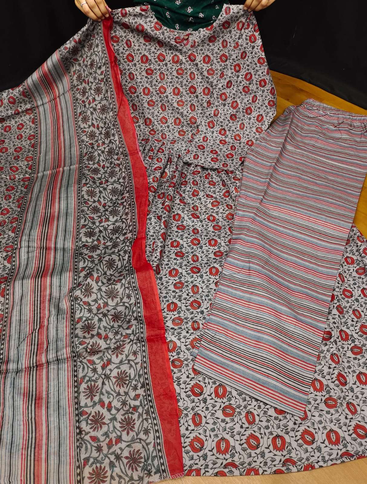 bt-17 print vol no 2 cotton readymade suit