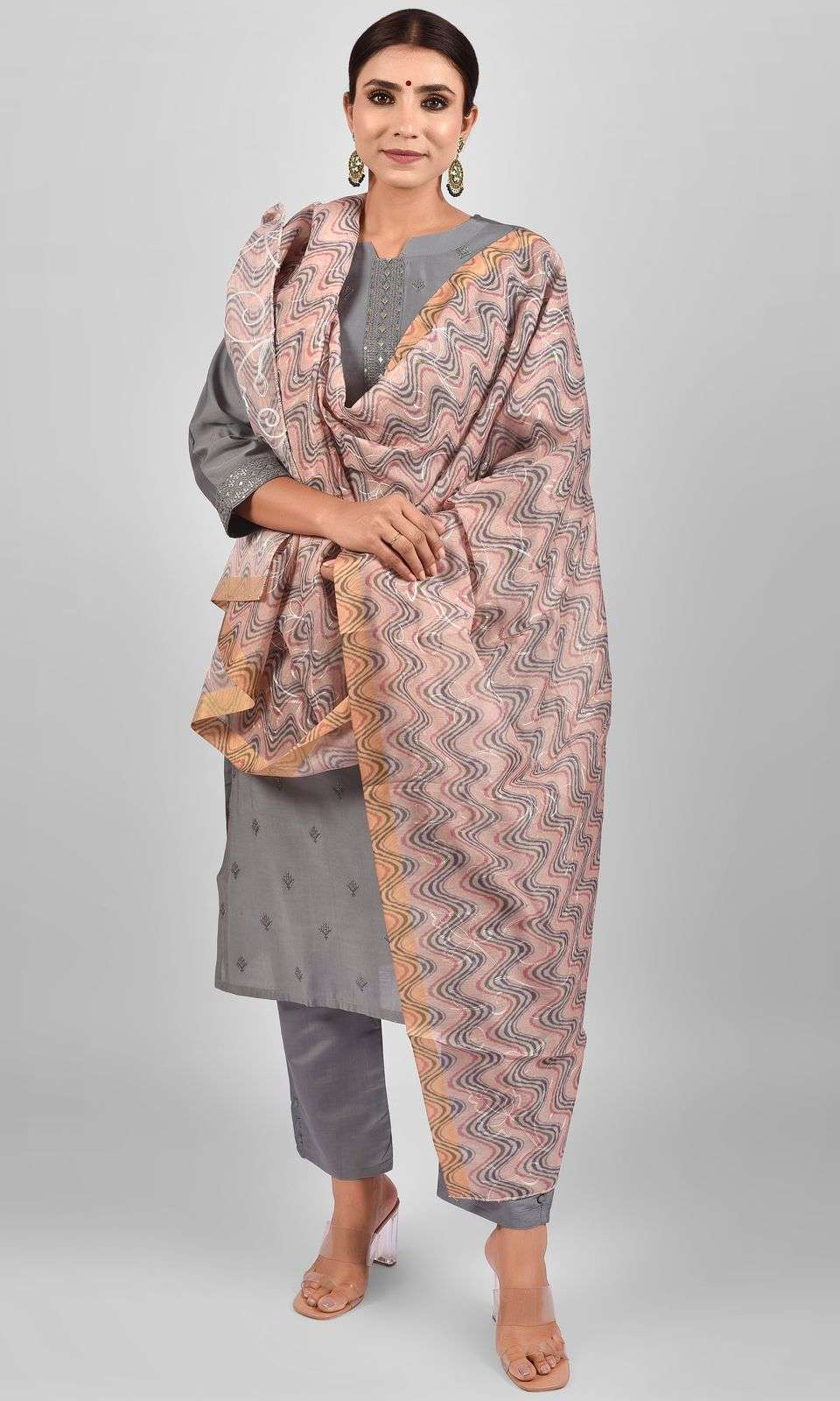 channel 9 series 1001-1002 Pure Viscose Silk suit