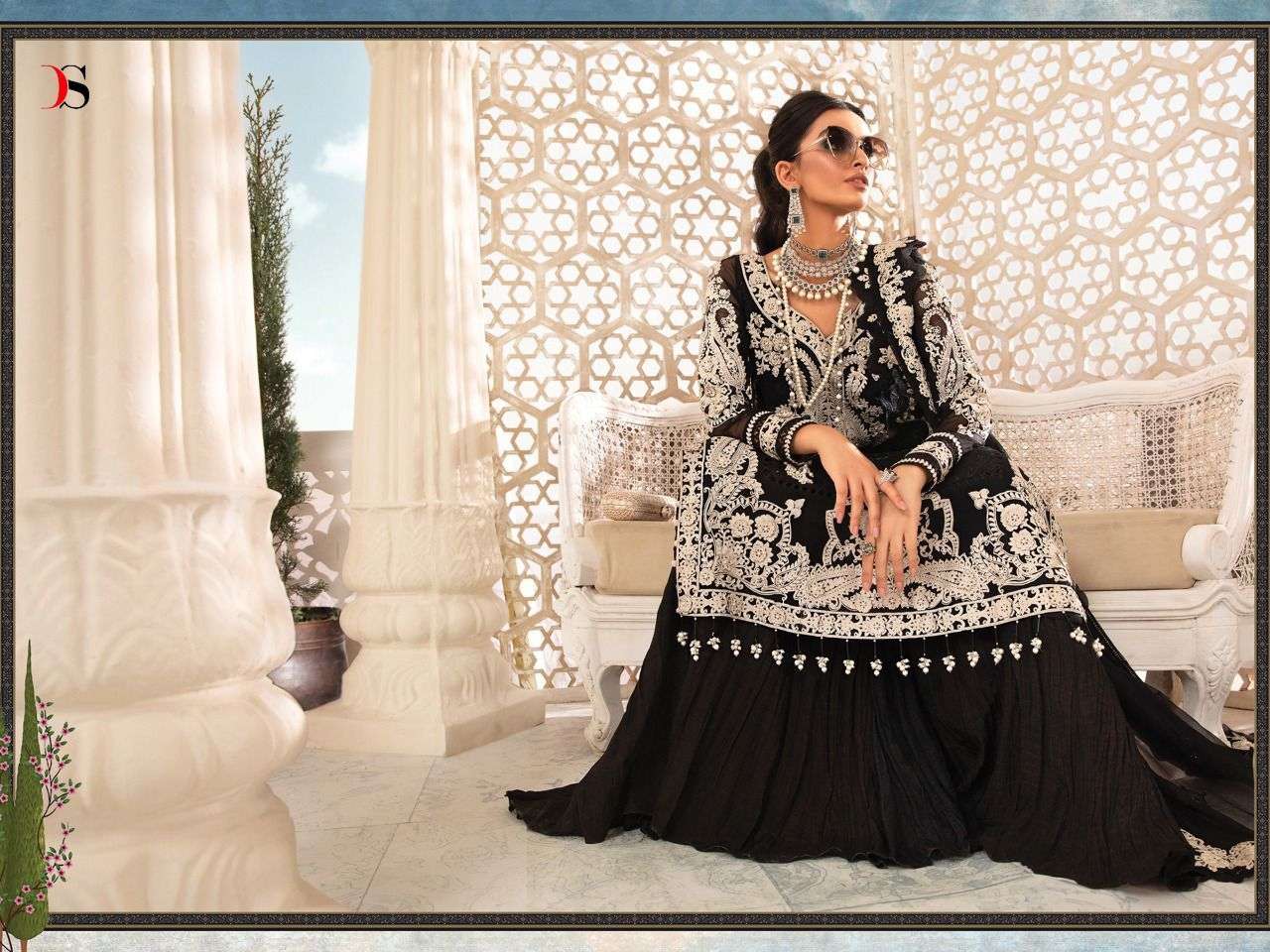 Deepsy suits 1863 designer georgette suit 