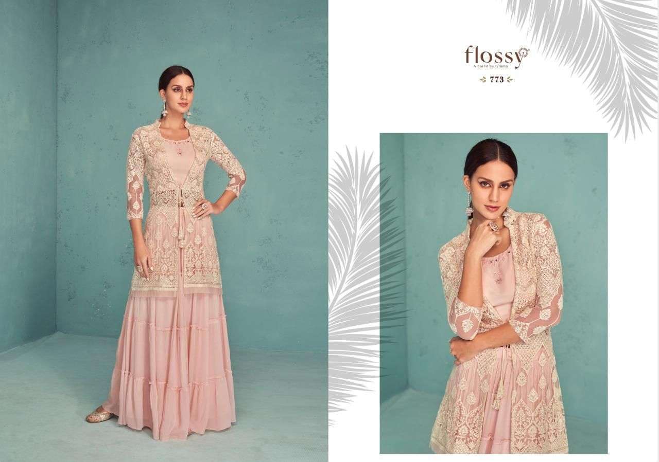 flossy naksh vol 3 series 771-774 Real Gerogette kurti