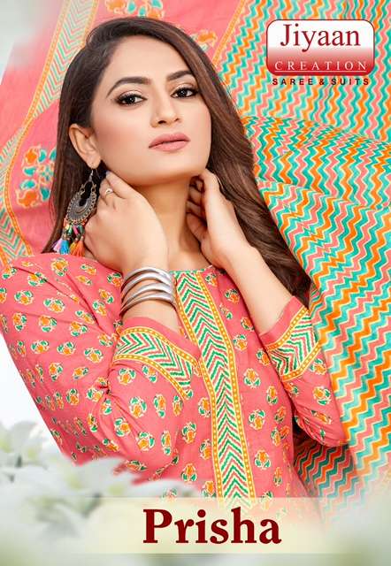 Jiyaan Prisha series 1001-1012 Cambric Cotton suit