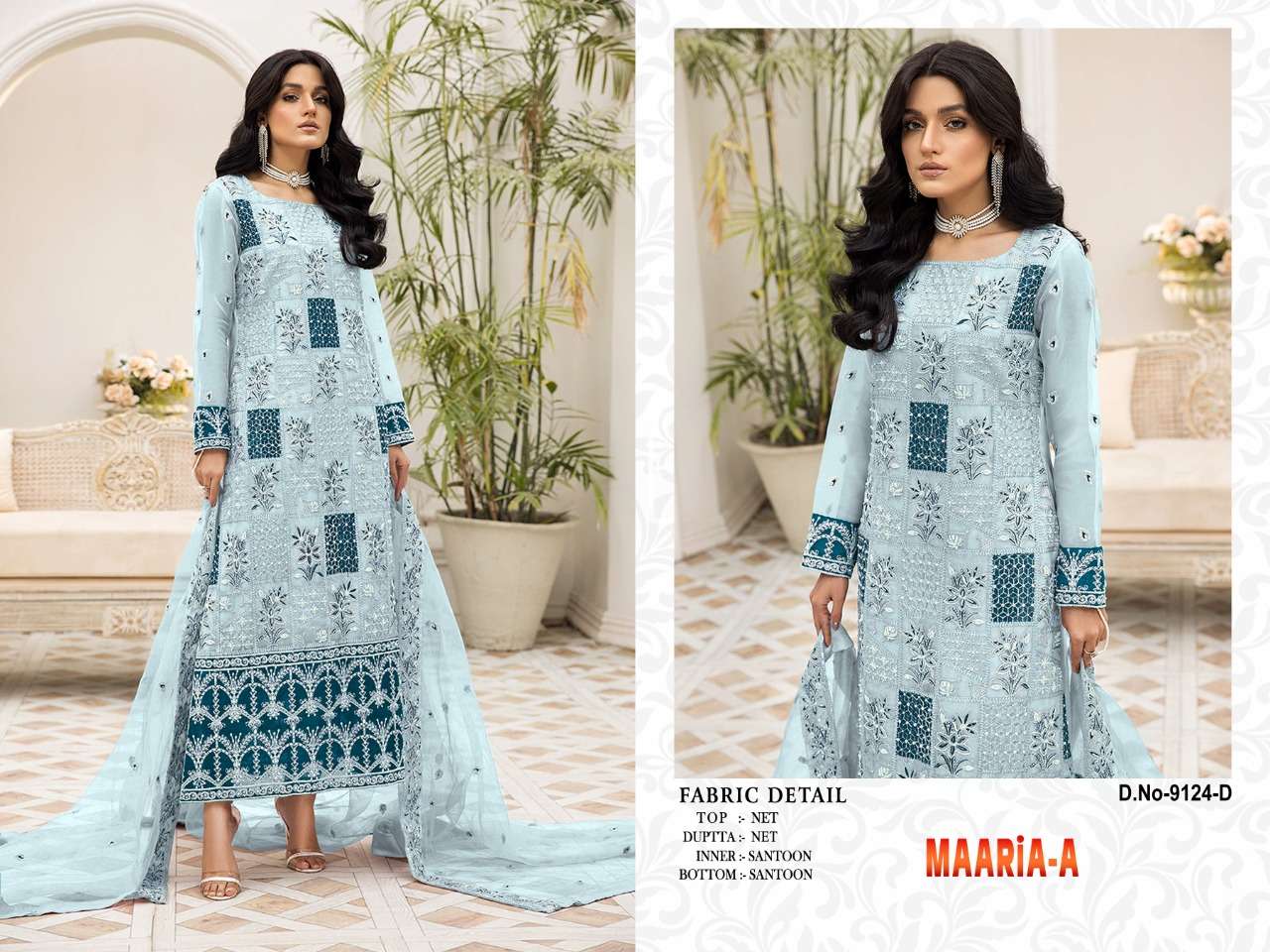 maria.a 9124 designer Heavy Butteryfly Net suit