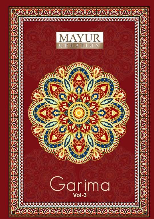 Mayur Garima Vol-3 series 3001-3010 Pure Cotton suit
