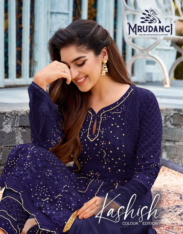 mrudangi kashish series 2015 heavy faux georgette suit