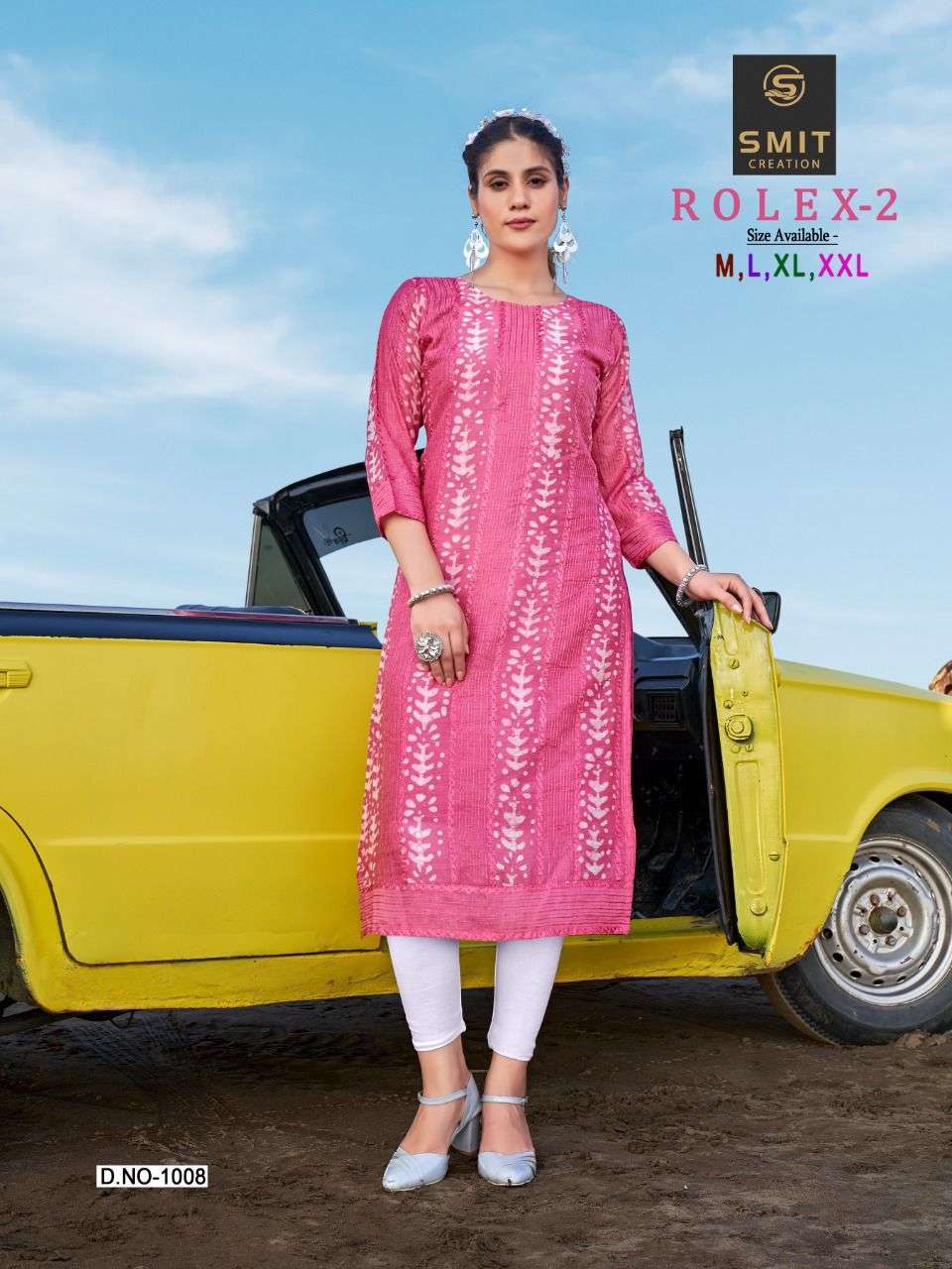 poonam rolex vol 2 series 1001-1008 chanderi kurti