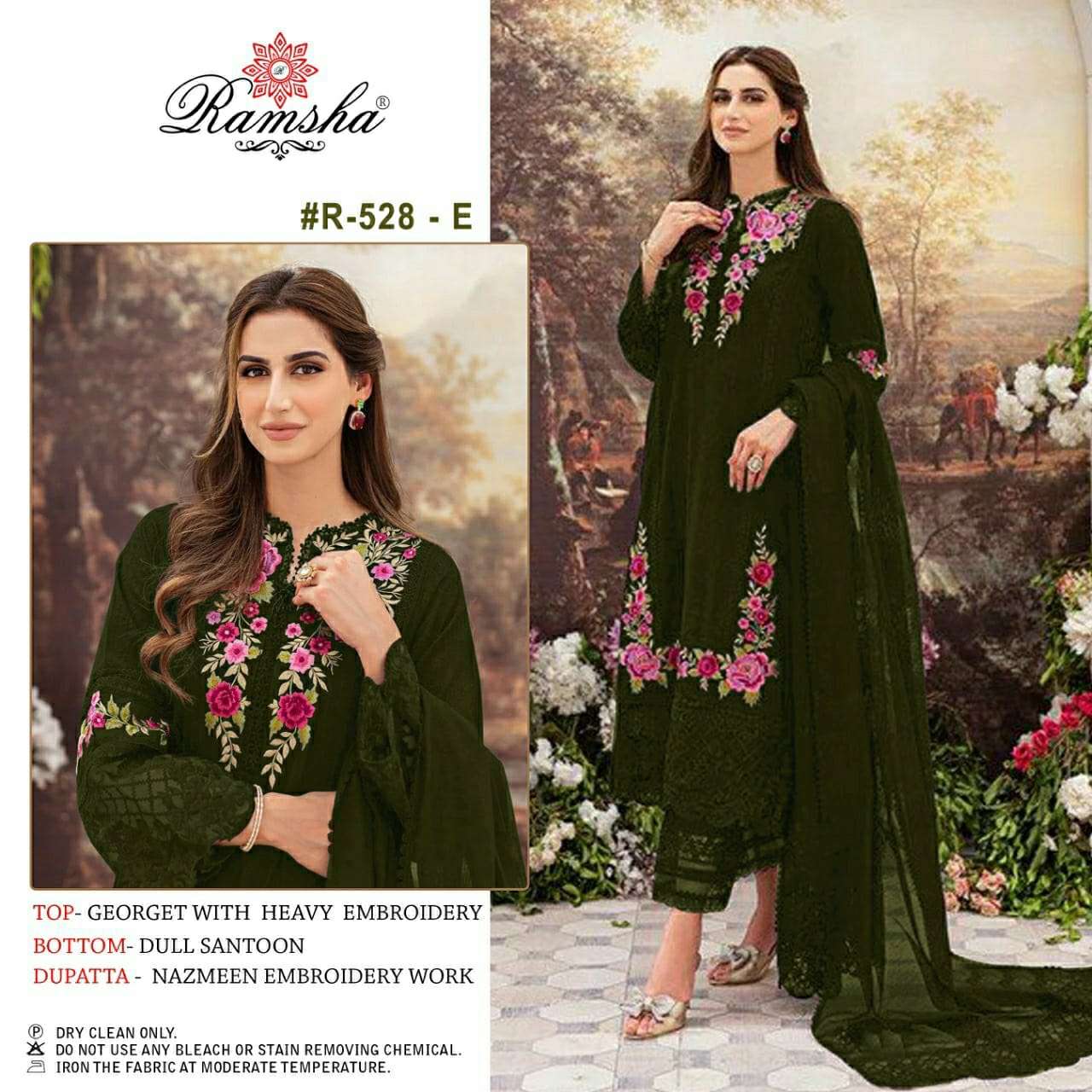 ramsha R-528 nx designer georgette suit 