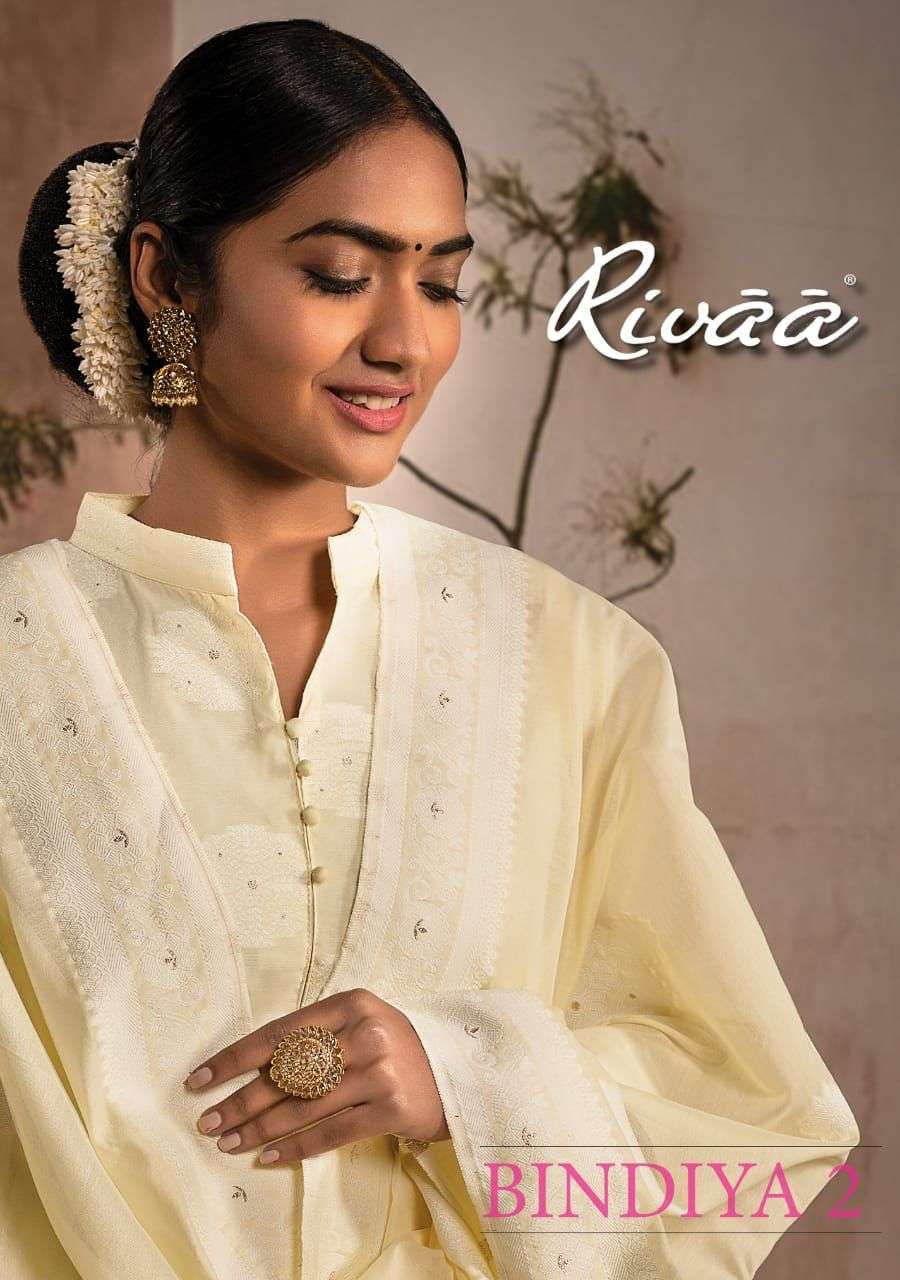 rivaa bindiya vol 2 series 2631-2637 pure cotton suit 