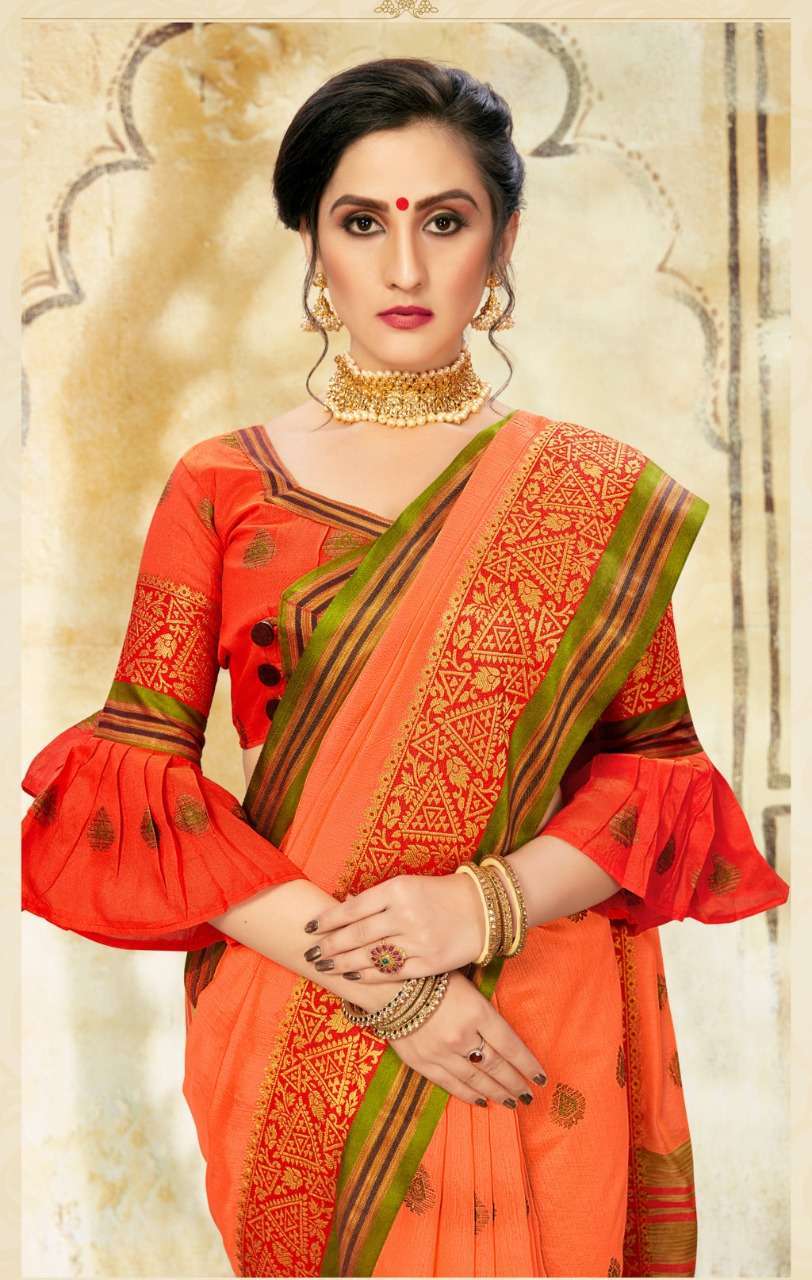 sangam padmavati vol 2 series 1001-1008 cotton handloom saree