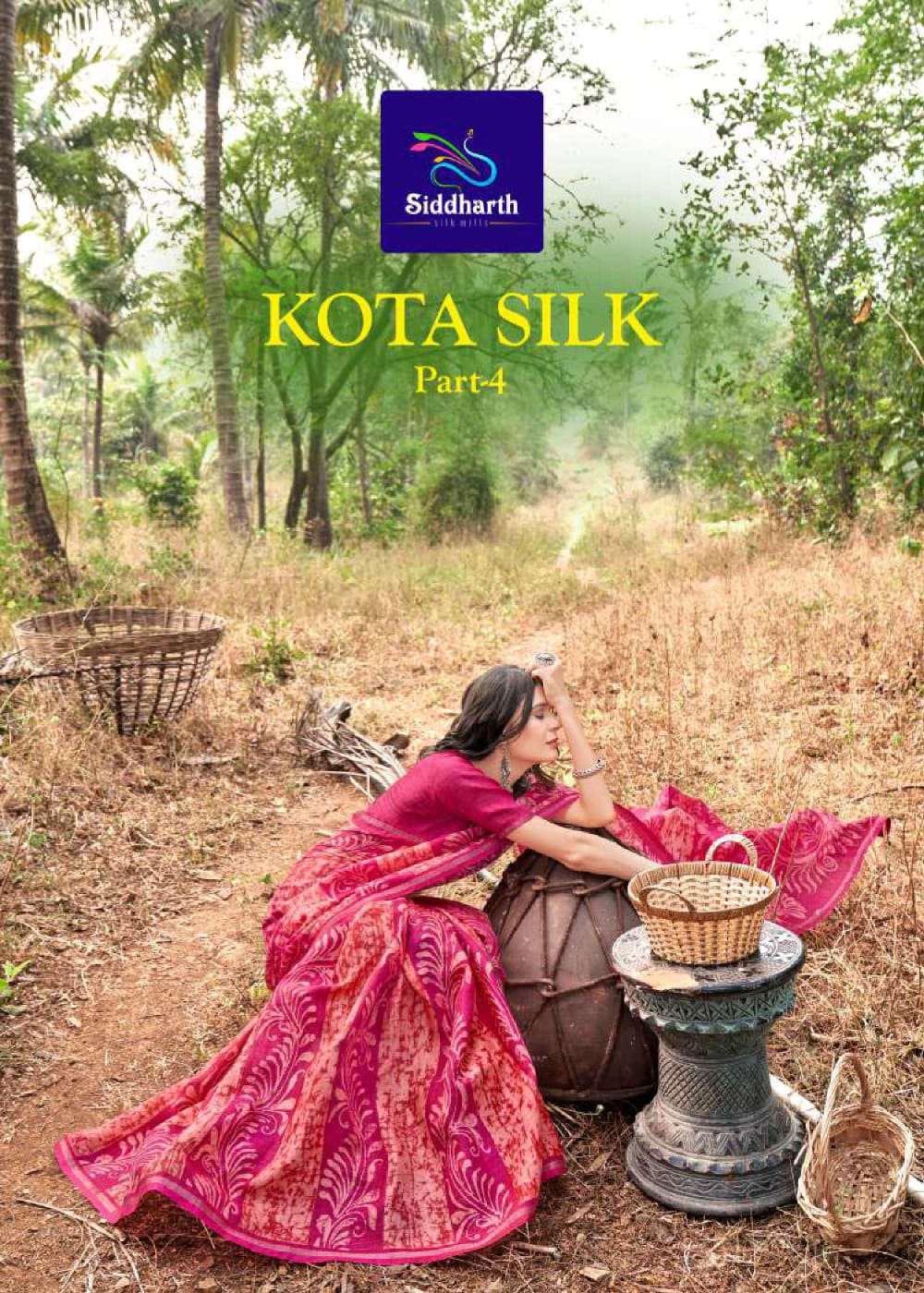 siddharth silk mills kota silk vol 4 series 1529-1536 cotton saree
