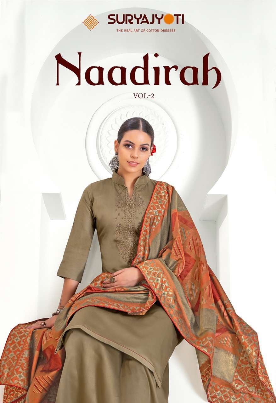 suryajyoti naadirah vol 3 series 3001-3006 jam satin suit 