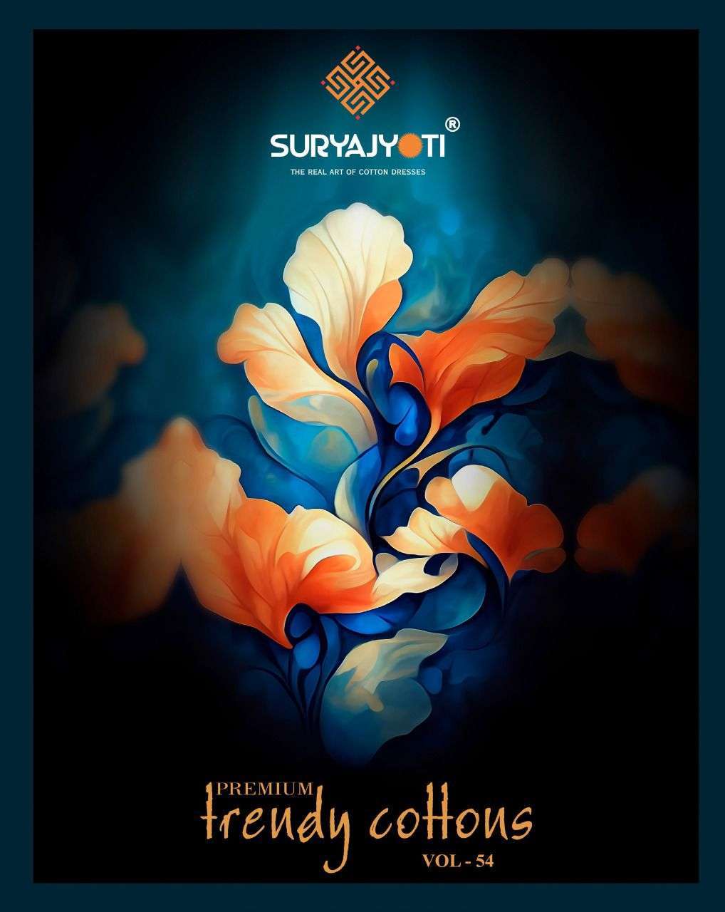 suryajyoti trendy cotton vol 54 series 5411-5420 cotton suit 