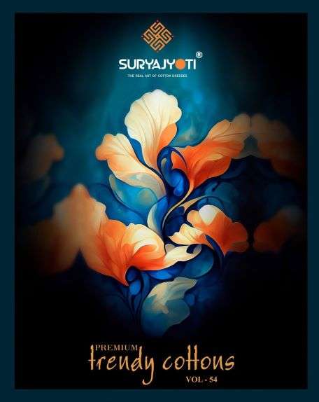 Suryajyoti Trendy Cotton Vol-54 series 5411-5420 pure cotton suit 