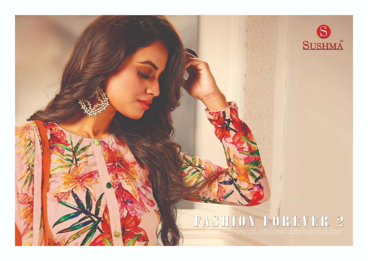 sushma fashion forever 2 series 1208-1212 digital crape suit 