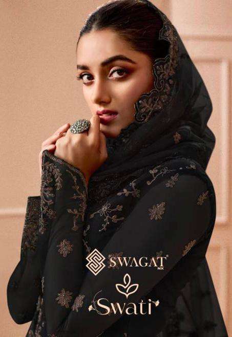swati by swagat series 3501-3506 butterfly net suit
