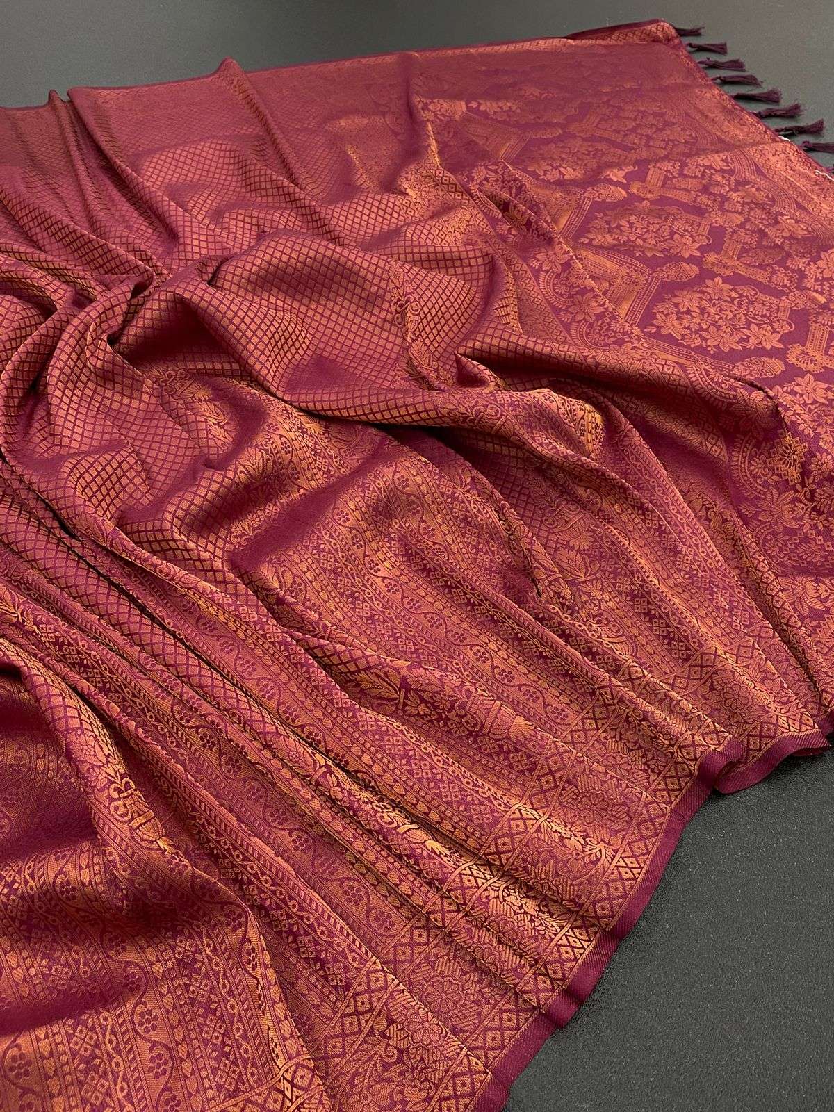 TAJMAHAL DESIGNER KUBERA PATTU SAREE 