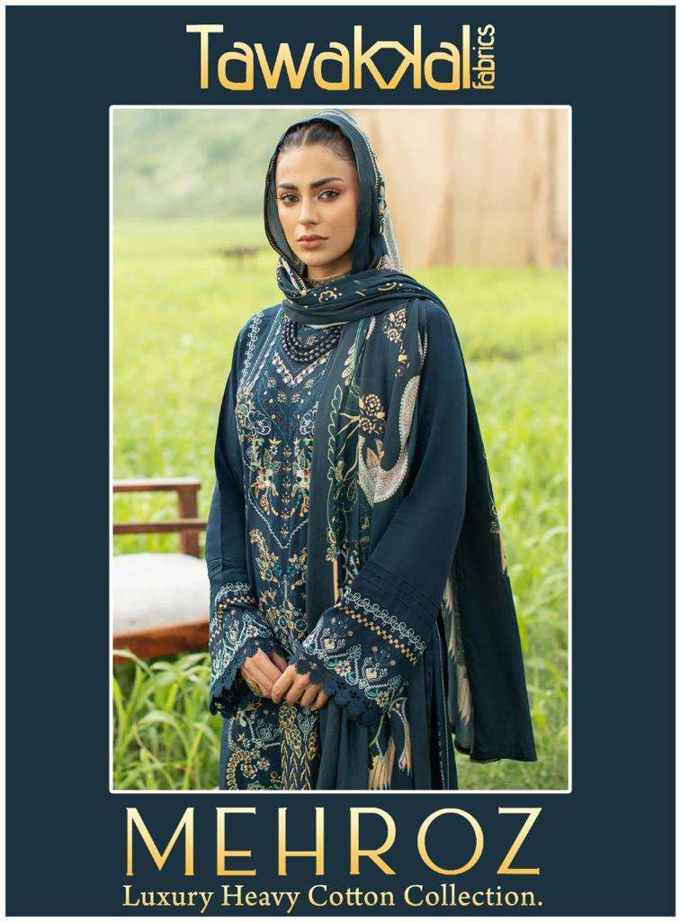 Tawakkal Mehroz series 01-10 Pure Cotton suit