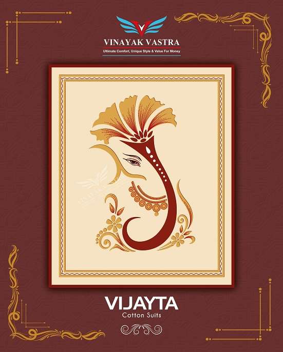 Vinayak Vastra Vijayta Vol-1 series 7037-7054 pure cotton suit 