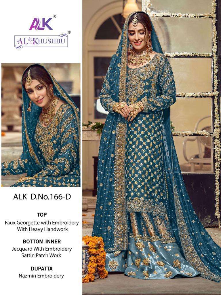 al khushbu series 166 faux georgette suit