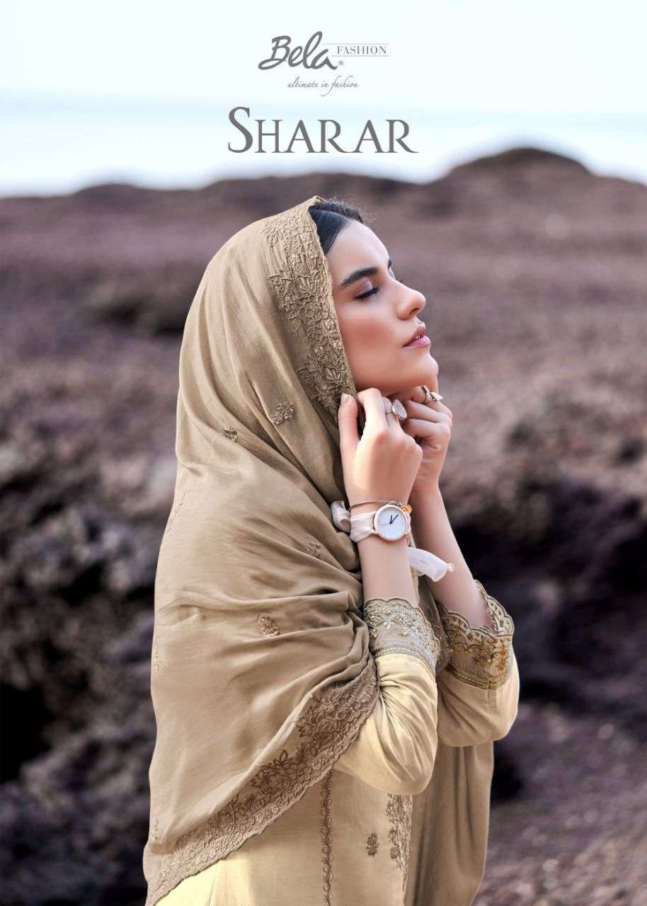 bela fashion sharar series 3186-3192 viscose muslin suit 