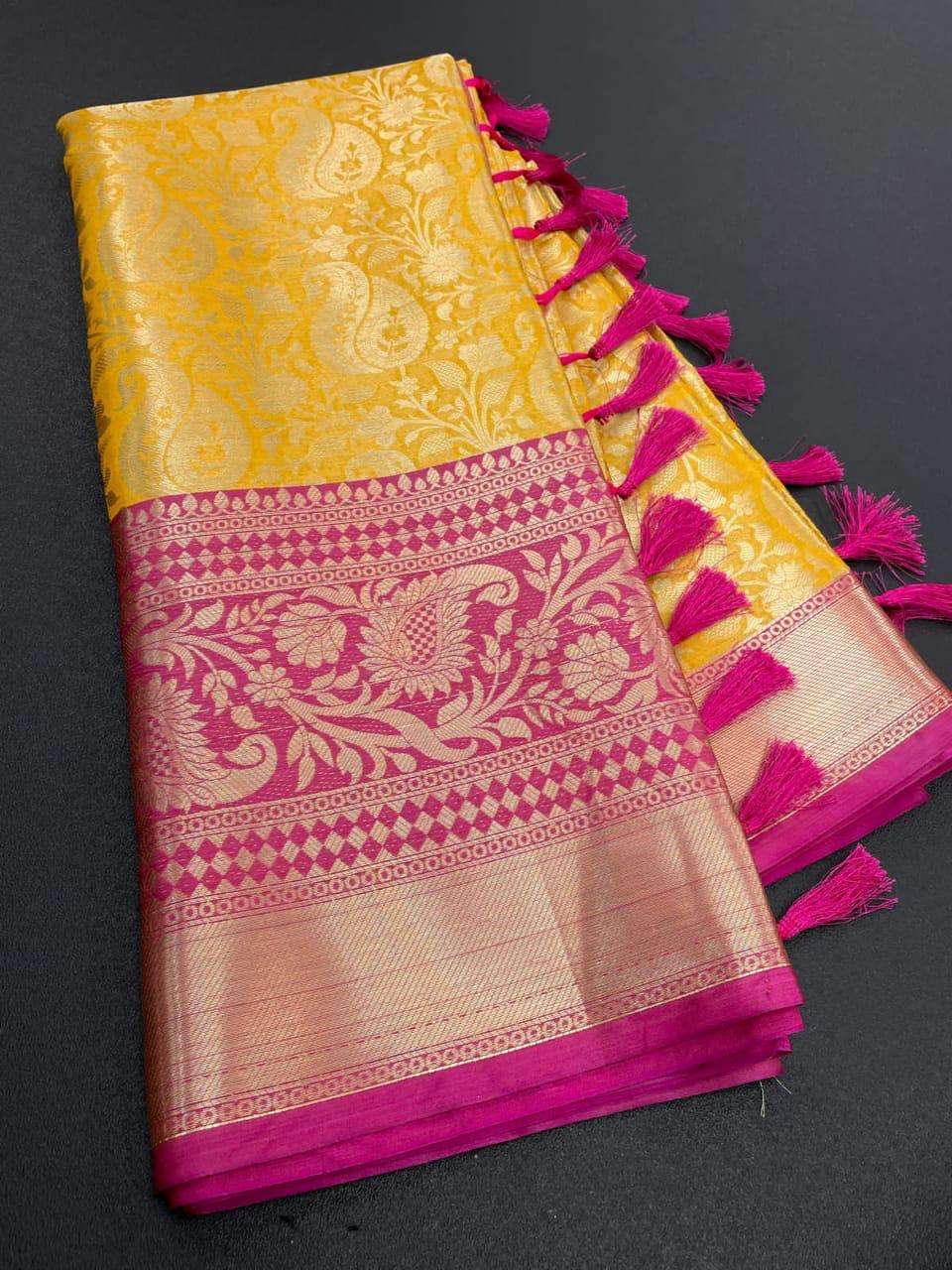 bt designer banarasi tissue silk saree 