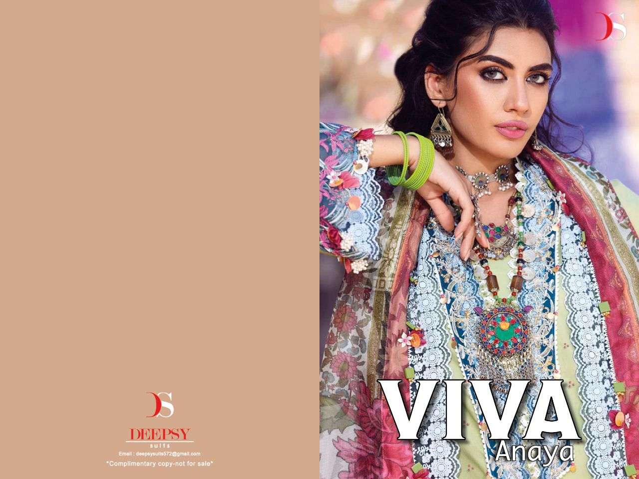 deepsy suits viva anaya series 1861-1867 pure cotton suit 