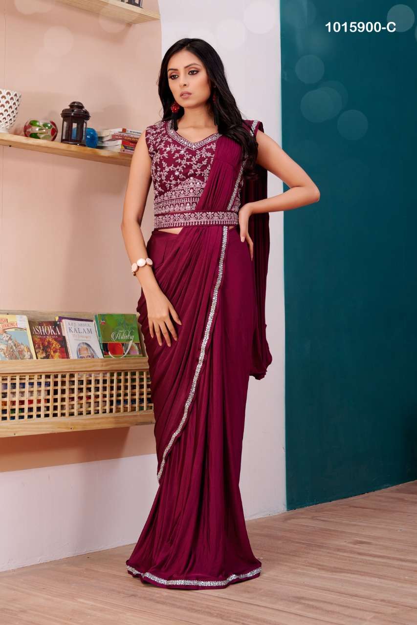 design no 1015900 designer imported saree 