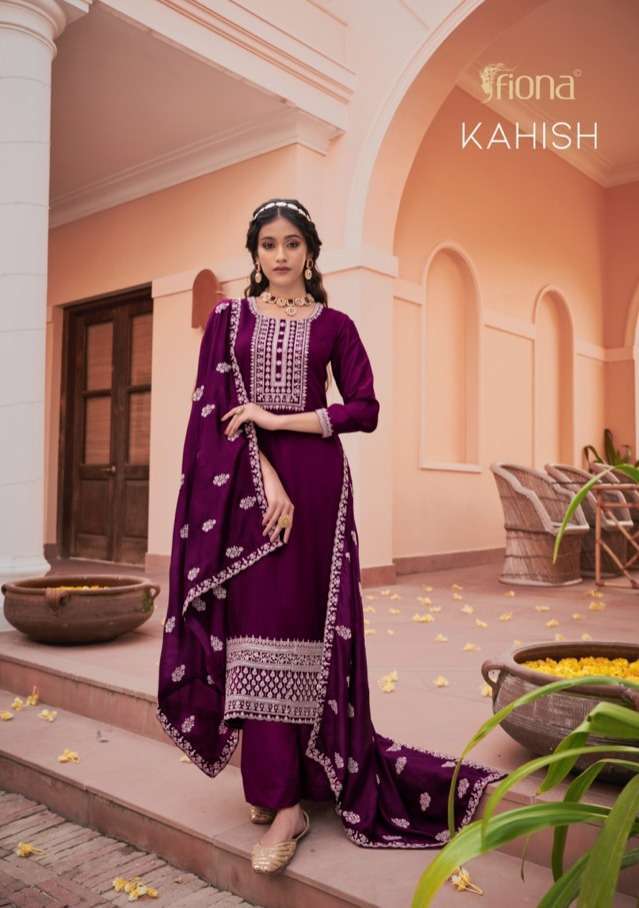 fiona kahish series 51331-51336 premium silk suit 