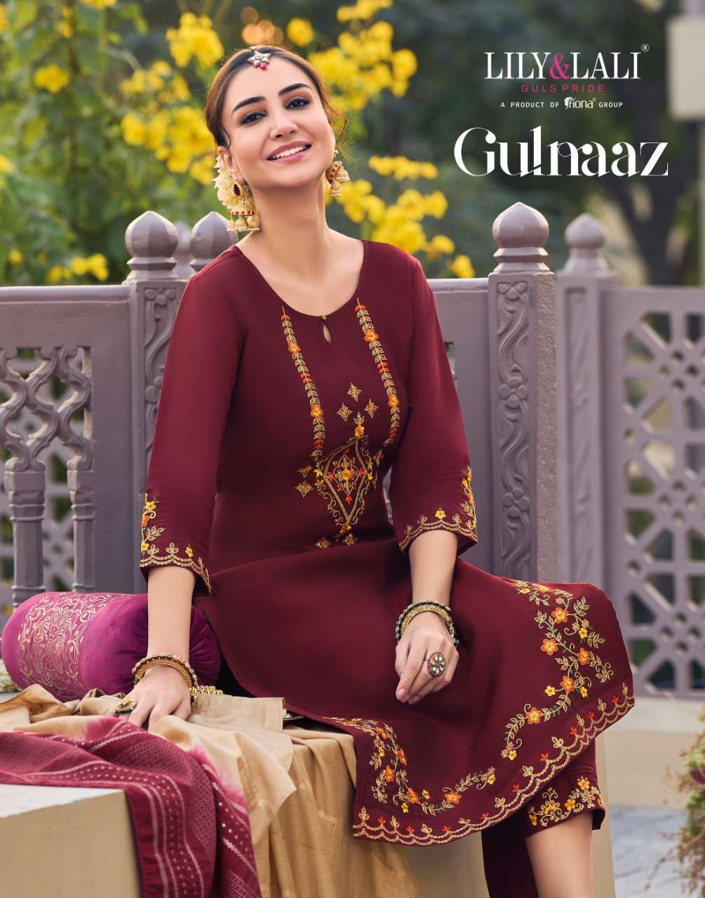 lily & lali gulnaaz series 10701-10706 venice silk readymade suit 