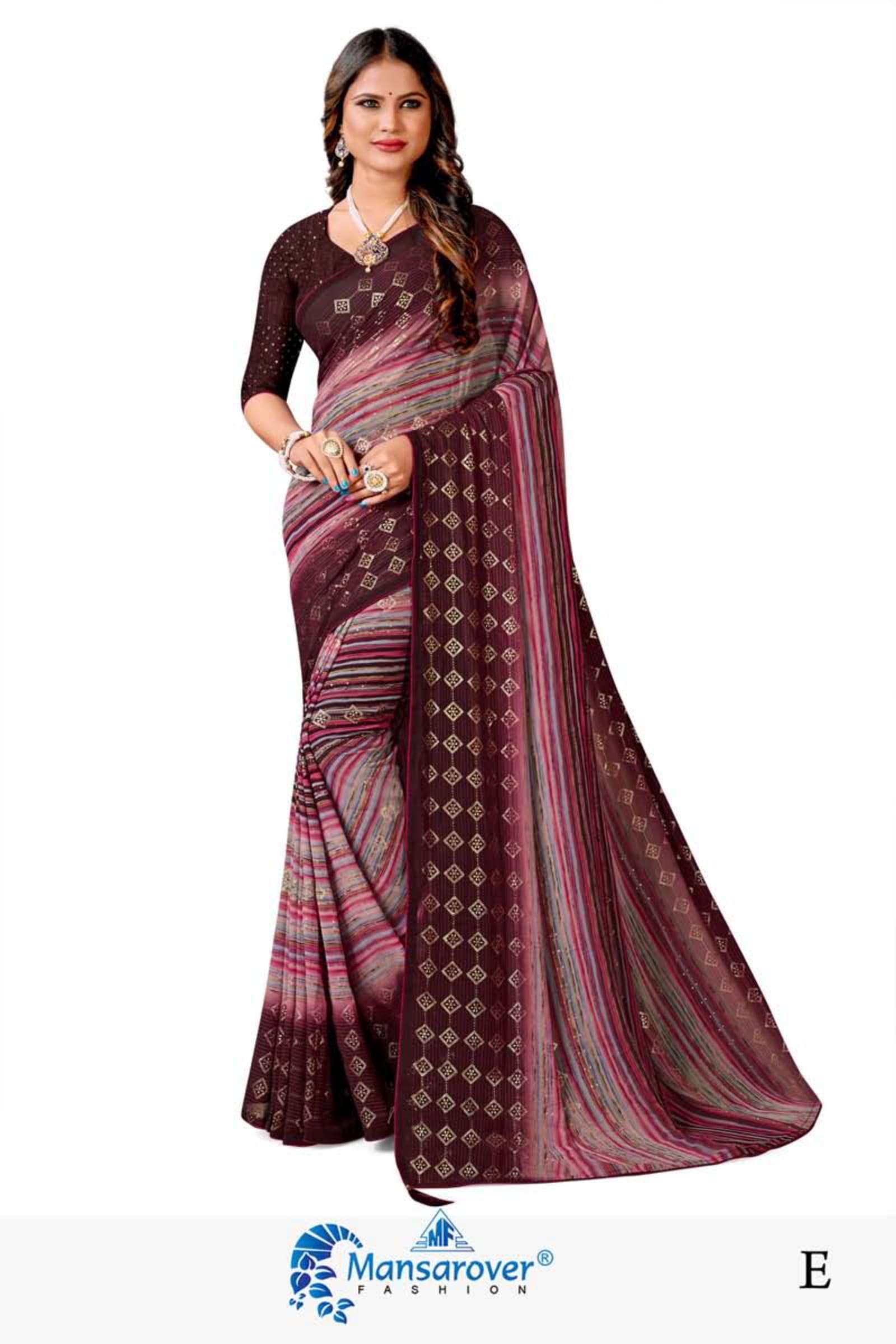mansarover fashion kavita weightless saree 