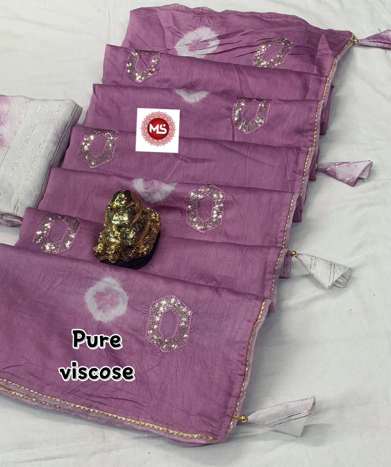 ms brand designer soft cotton saree 